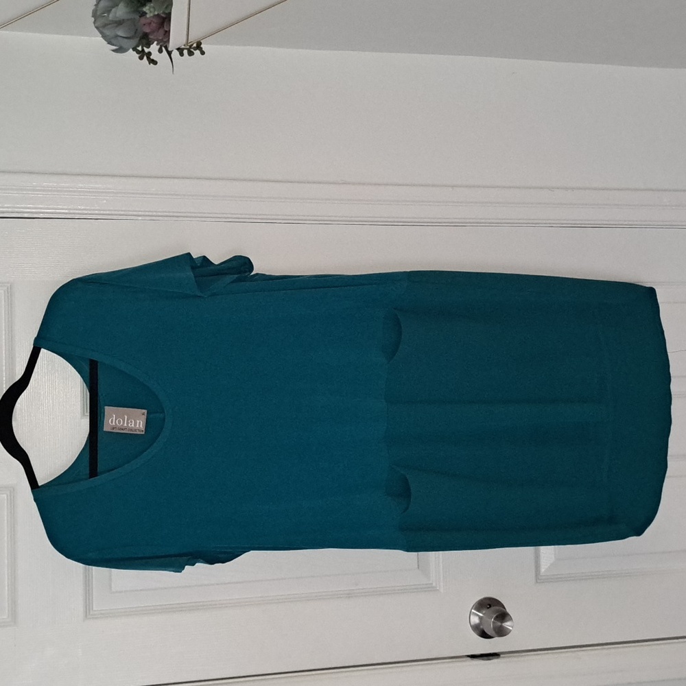 Anthropologie / Dolan Left Coast Loren Tunic Dress, Turquoise, Size XL